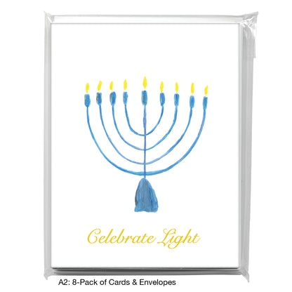 Menorah, Greeting Card (8562D)