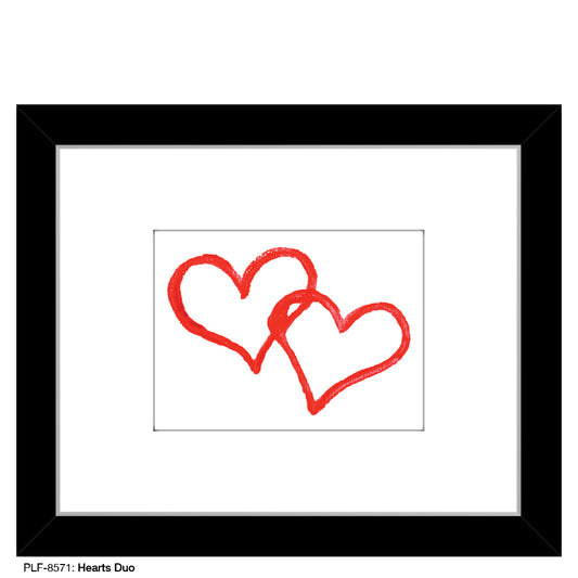 Hearts Duo, Print (#8571)