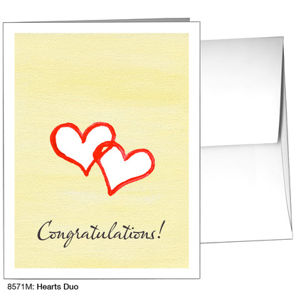 Hearts Duo, Greeting Card (8571M)