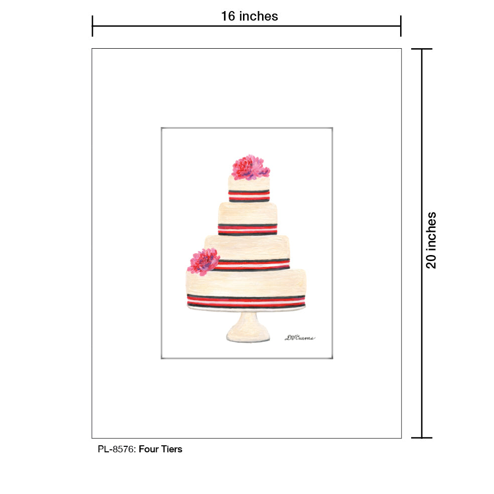 Four Tiers, Print (#8576)