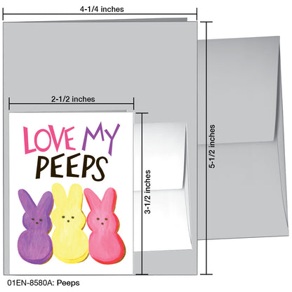 Peeps, Greeting Card (8580A)