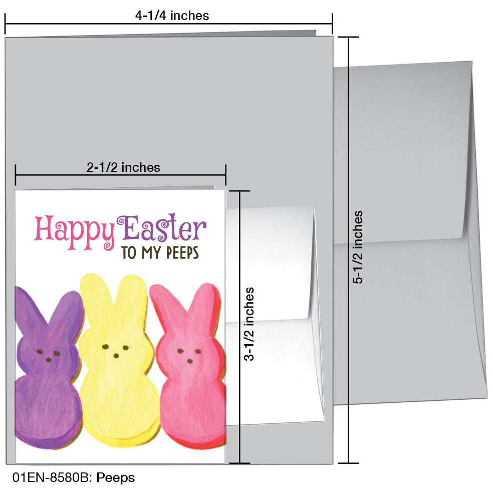 Peeps, Greeting Card (8580B)