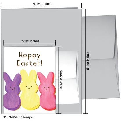 Peeps, Greeting Card (8580V)