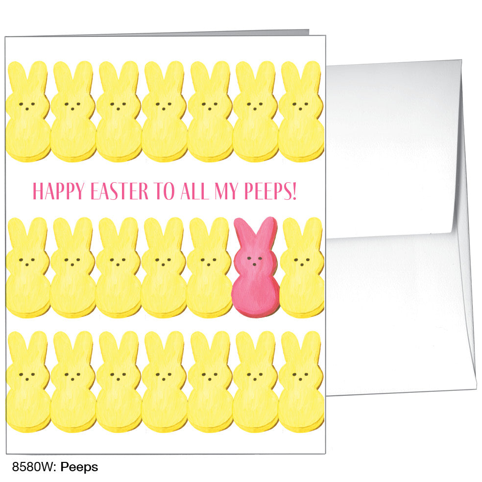 Peeps, Greeting Card (8580W)