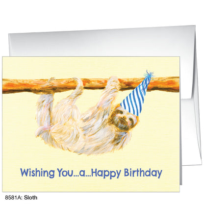 Sloth, Greeting Card (8581A)