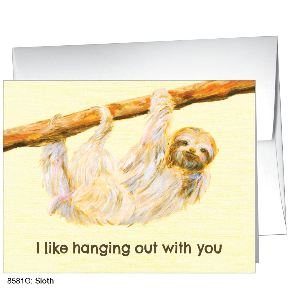 Sloth, Greeting Card (8581G)