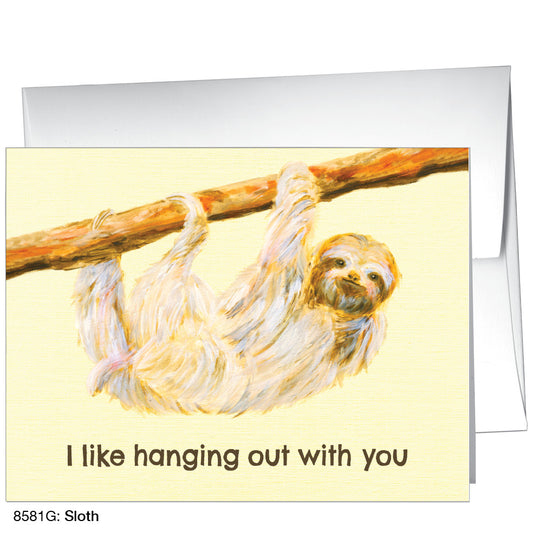 Sloth, Greeting Card (8581G)