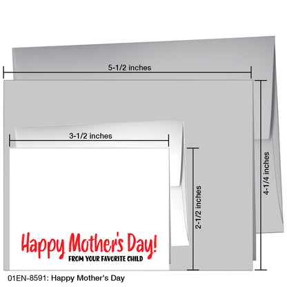 Happy Mother's Day, Greeting Card (8591)