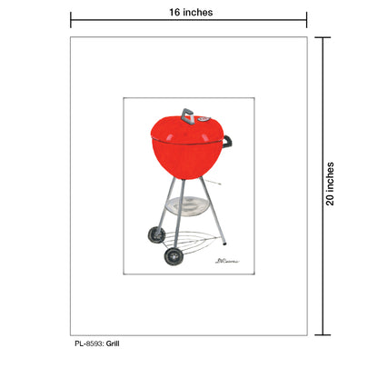 Grill, Print (#8593)