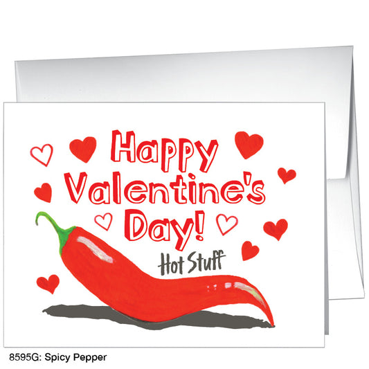 Spicy Pepper, Greeting Card (8595G)