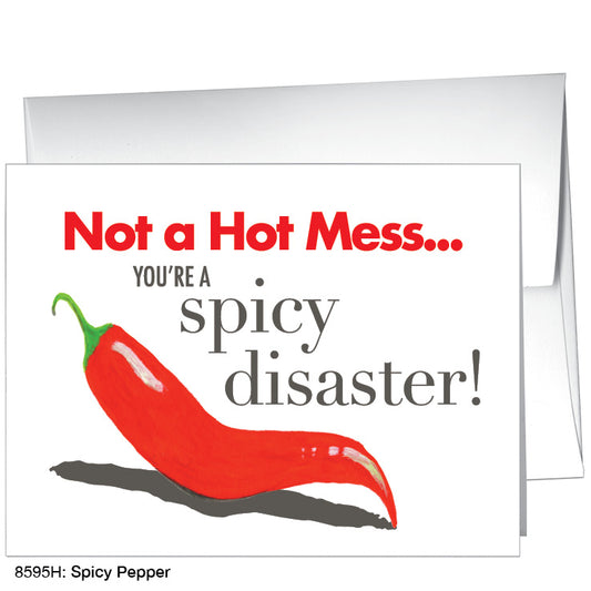 Spicy Pepper, Greeting Card (8595H)