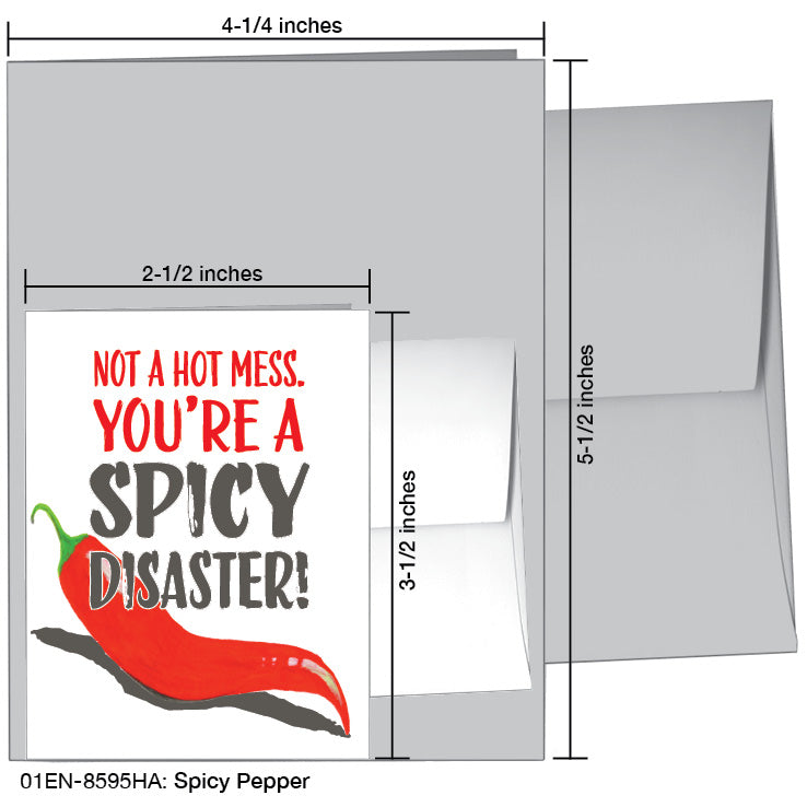 Spicy Pepper, Greeting Card (8595HA)