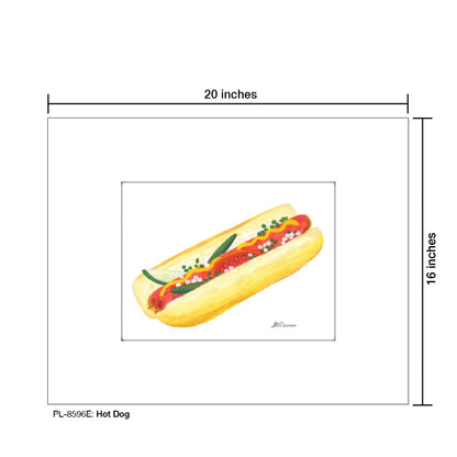 Hot Dog, Print (#8596E)