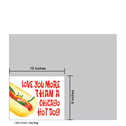 Hot Dog, Card Board (8596G)