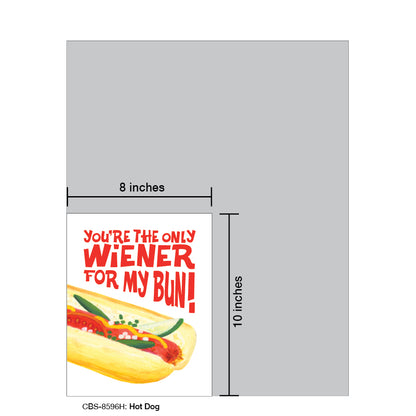 Hot Dog, Card Board (8596H)