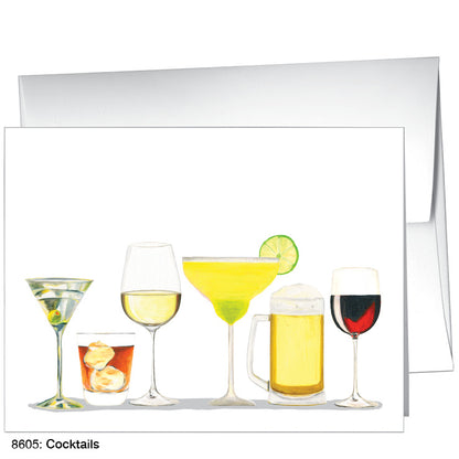 Cocktails, Greeting Card (8605)