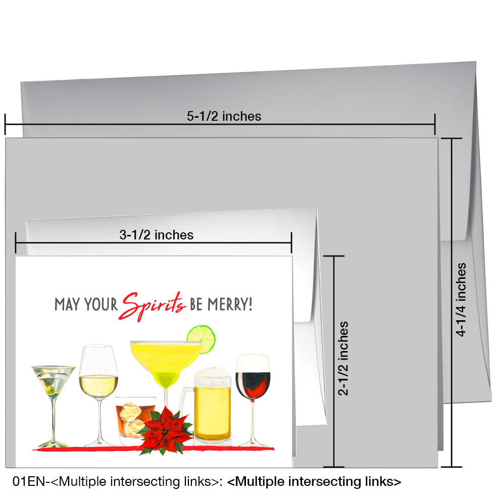 Cocktails, Greeting Card (8605D)