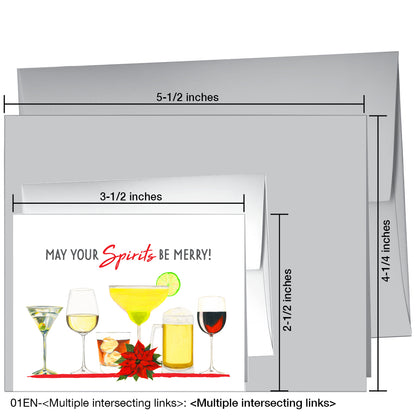 Cocktails, Greeting Card (8605D)