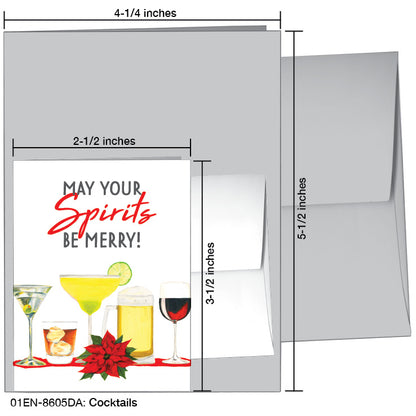 Cocktails, Greeting Card (8605DA)