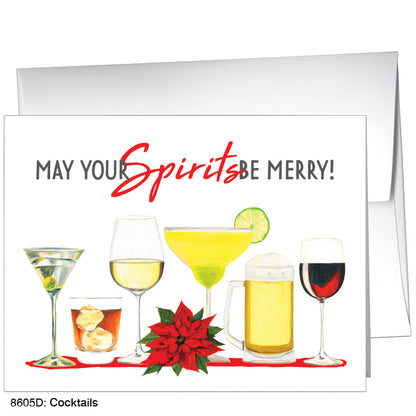 Cocktails, Greeting Card (8605D)