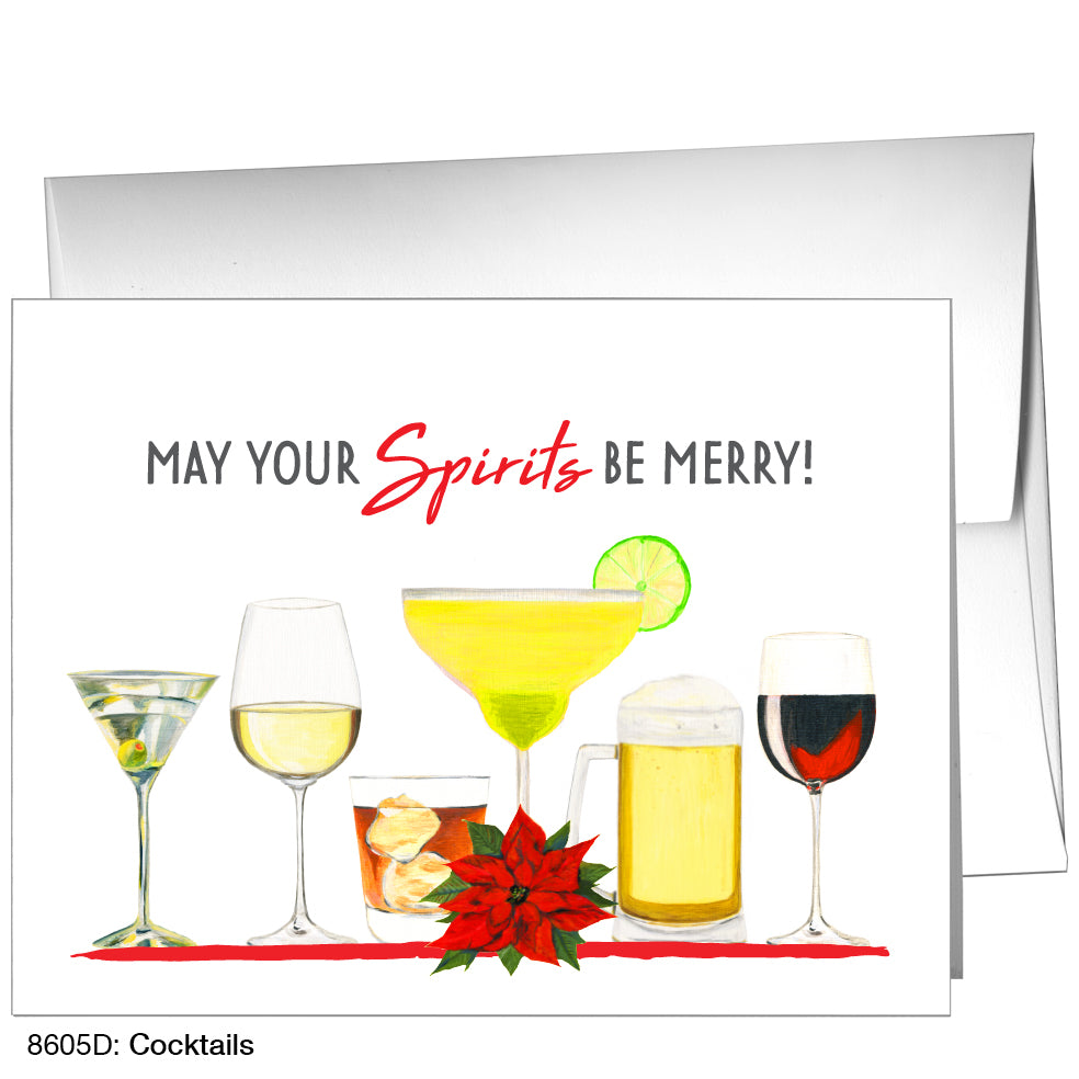 Cocktails, Greeting Card (8605D)