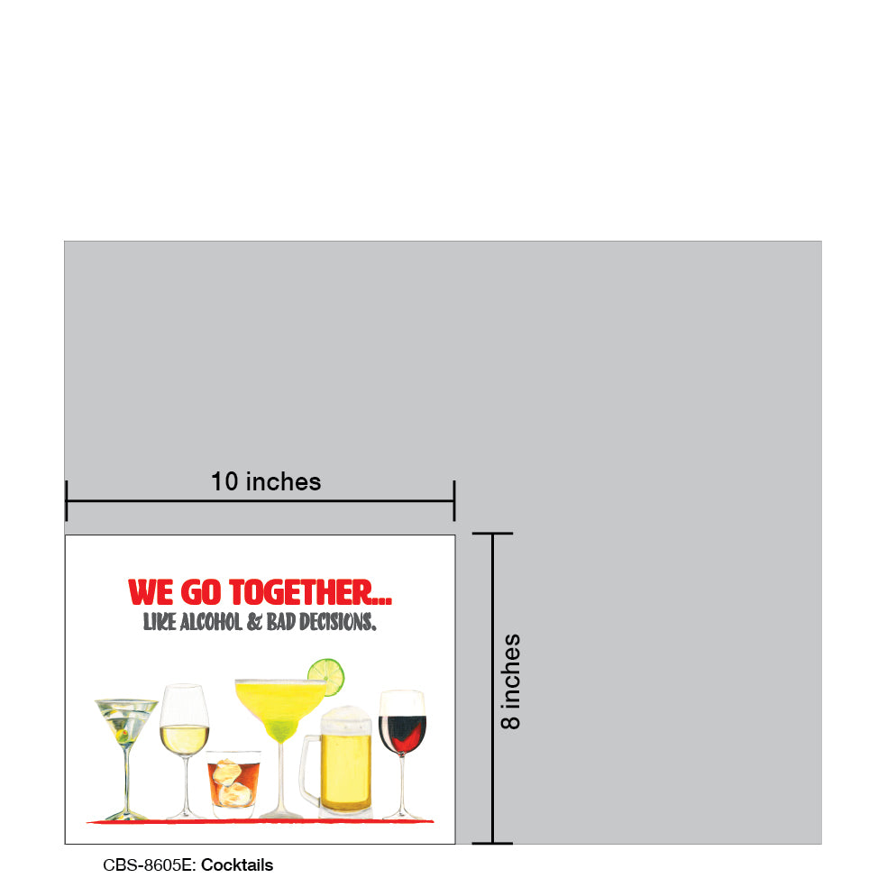 Cocktails, Card Board (8605E)