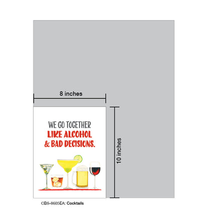 Cocktails, Card Board (8605EA)