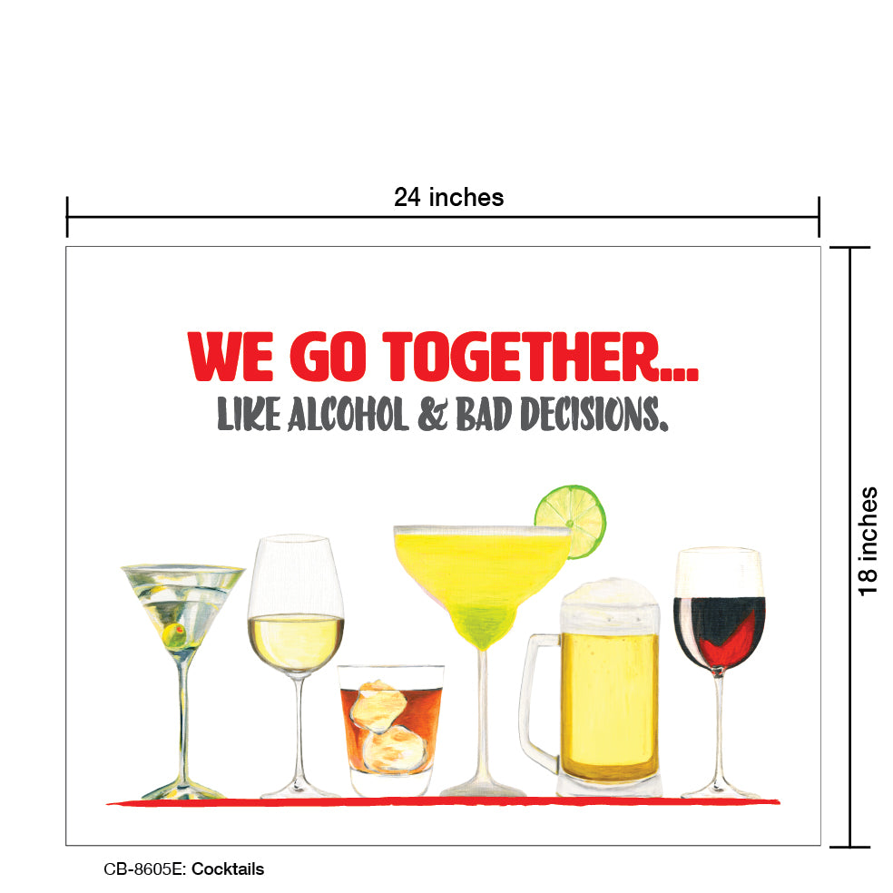 Cocktails, Card Board (8605E)