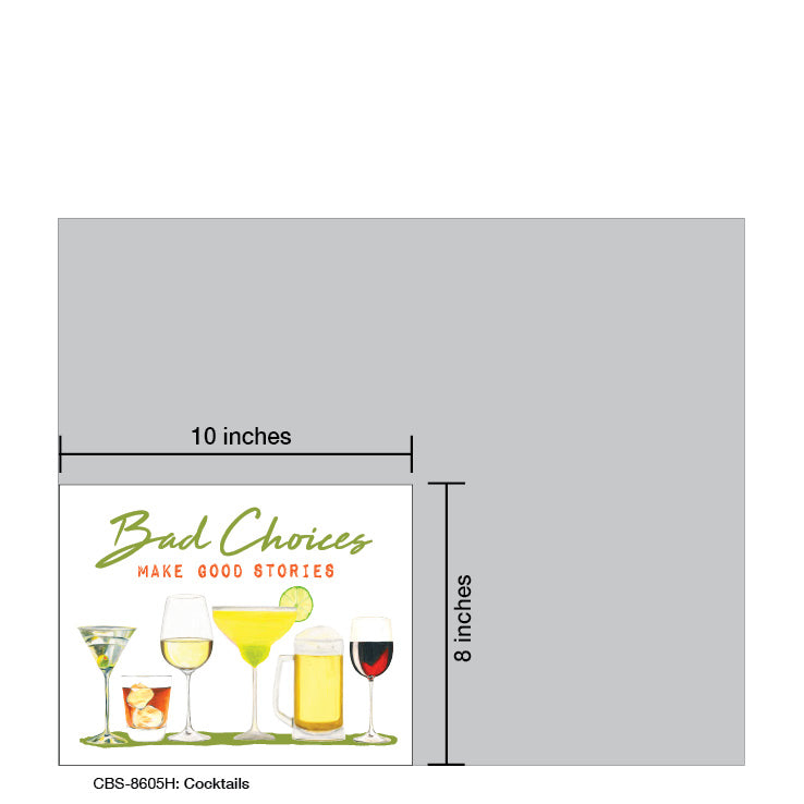 Cocktails, Card Board (8605H)