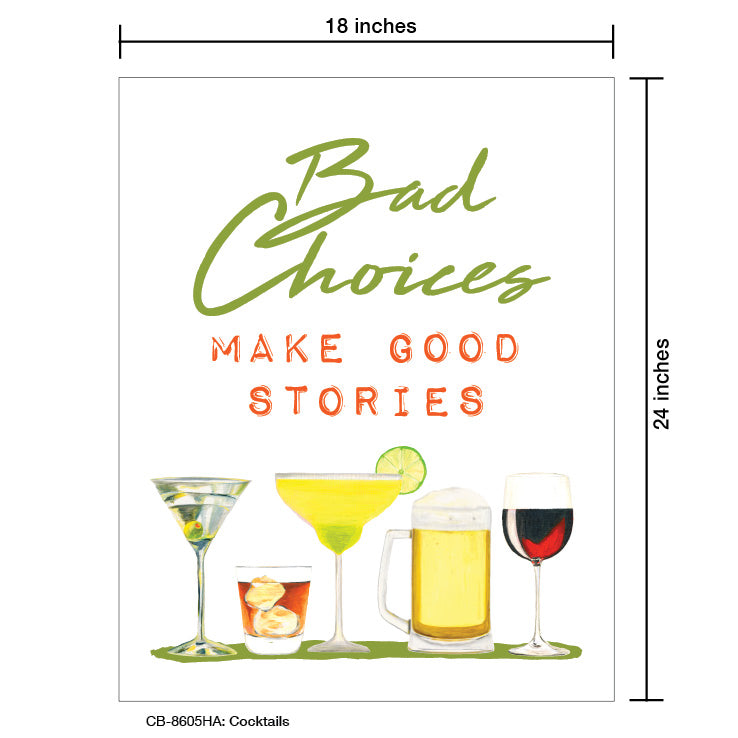 Cocktails, Card Board (8605HA)