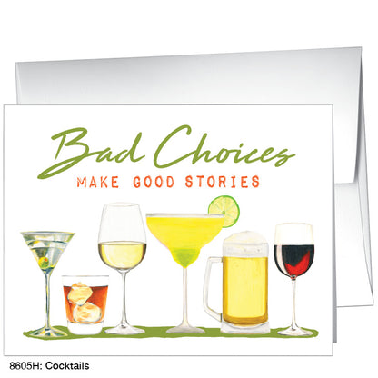 Cocktails, Greeting Card (8605H)