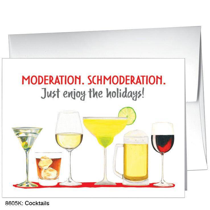 Cocktails, Greeting Card (8605K)