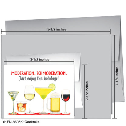 Cocktails, Greeting Card (8605K)