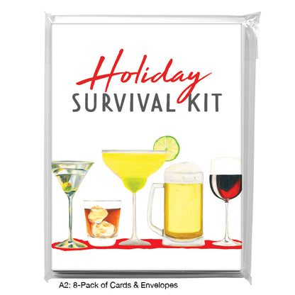 Cocktails, Greeting Card (8605MA)