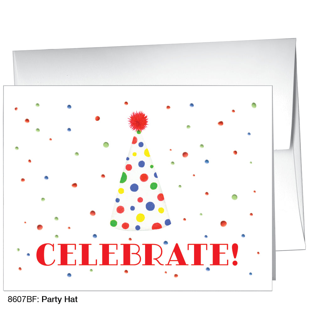 Party Hat, Greeting Card (8607BF)