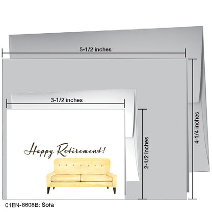 Sofa, Greeting Card (8608B)