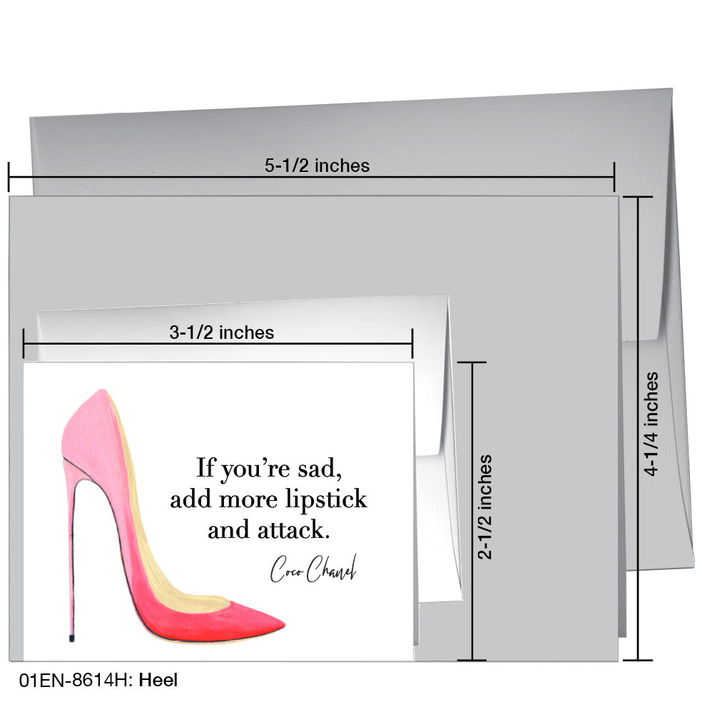 Heel, Greeting Card (8614H)