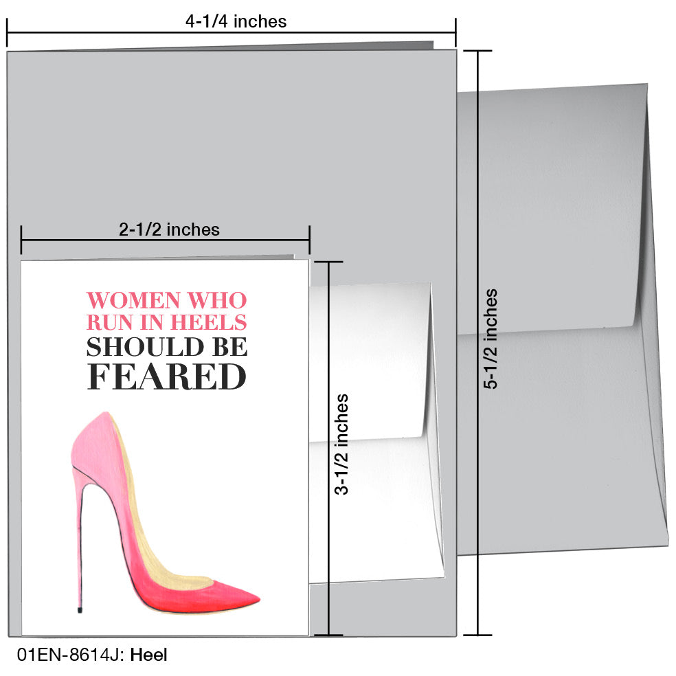 Heel, Greeting Card (8614J)