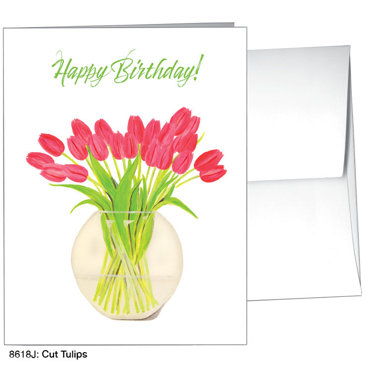 Cut Tulips, Greeting Card (8618J)