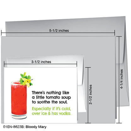 Bloody Mary, Greeting Card (8623B)