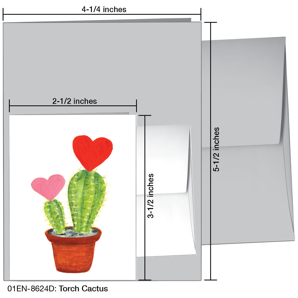 Torch Cactus, Greeting Card (8624D)