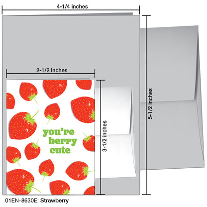 Strawberry, Greeting Card (8630E)