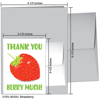 Strawberry, Greeting Card (8630G)