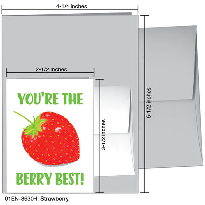 Strawberry, Greeting Card (8630H)