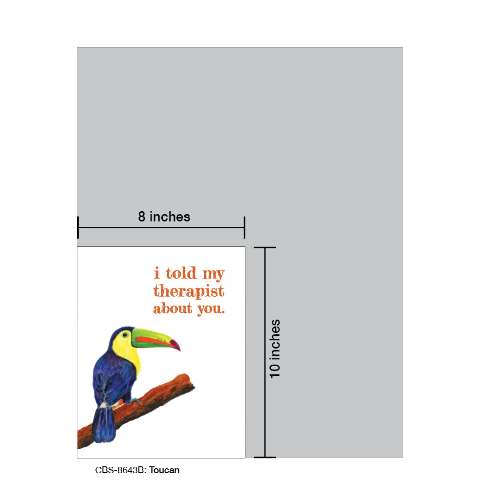 Toucan, Card Board (8643B)