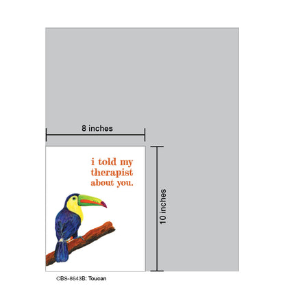 Toucan, Card Board (8643B)