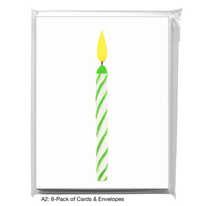 Candle, Greeting Card (8644)