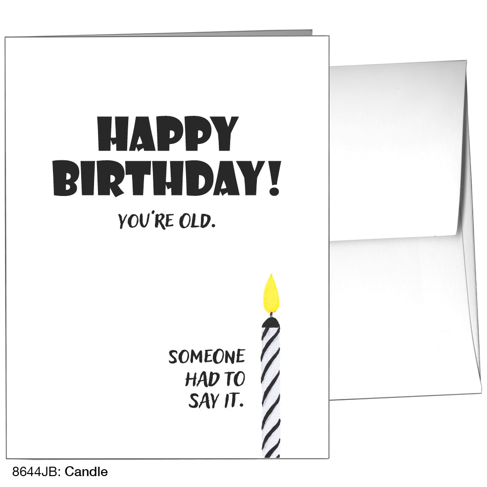 Candle, Greeting Card (8644JB)