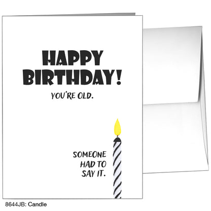 Candle, Greeting Card (8644JB)