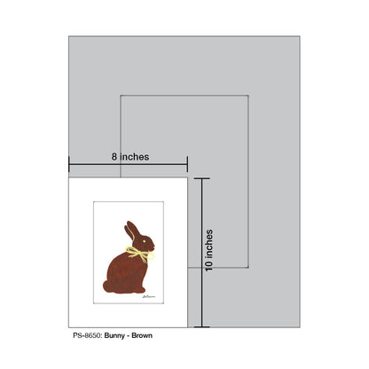 Bunny - Brown, Print (#8650)